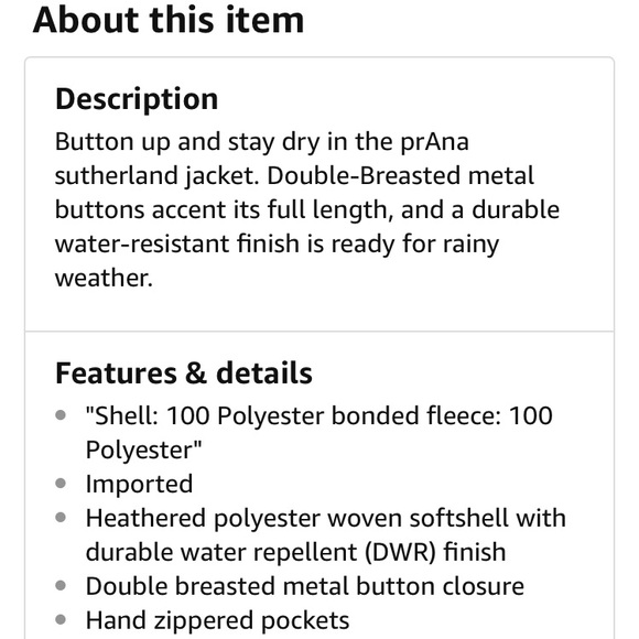 NEW Prana women’s jacket SMALL - Picture 7 of 8